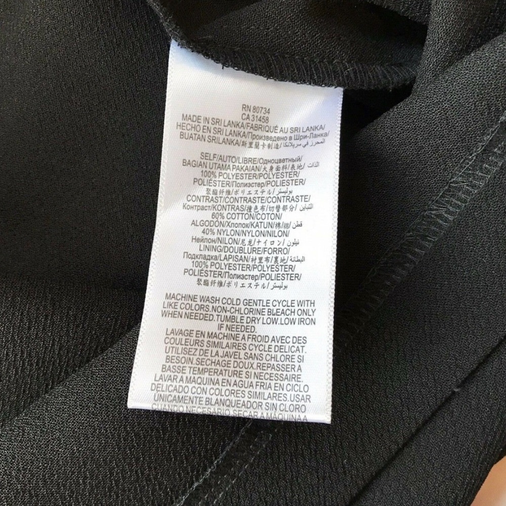 NWT Lace and Crepe Sheath Cocktail Dress - Picture 7 of 7